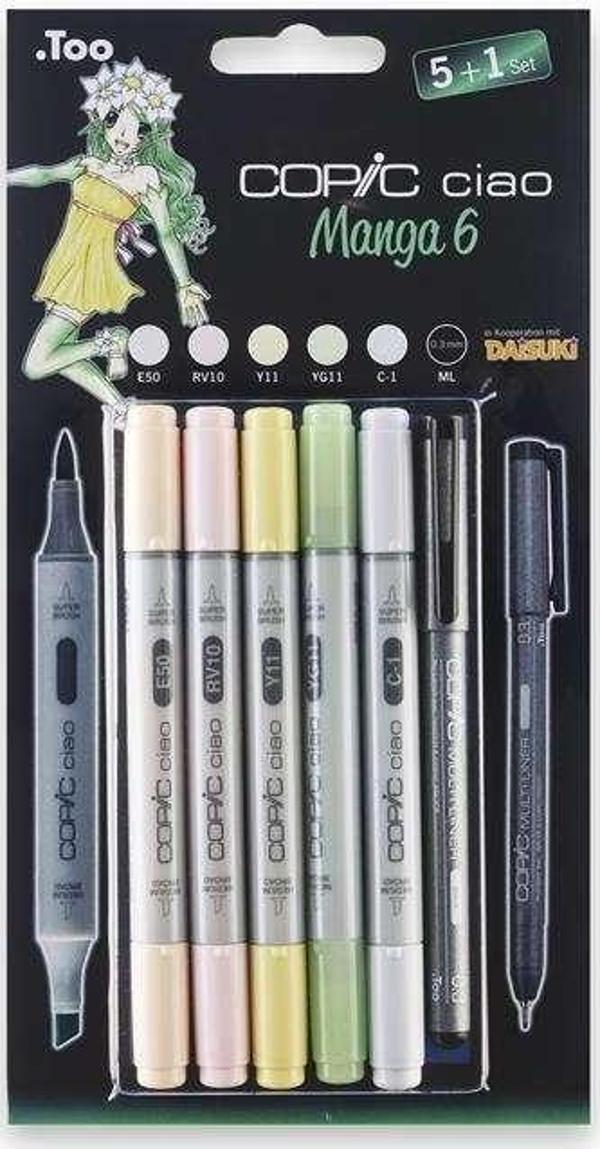 Copic Ciao 5+1 Set Manga 6 - Image 1