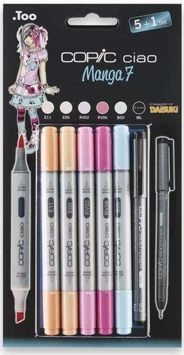 Copic Ciao 5+1 Set Manga 7 - Image 1
