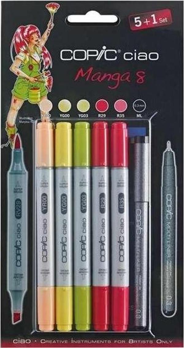 Copic Ciao 5+1 Set Manga 8 - Image 1