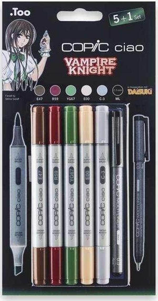Copic Ciao 5+1 Set Vampire Knight - Image 1