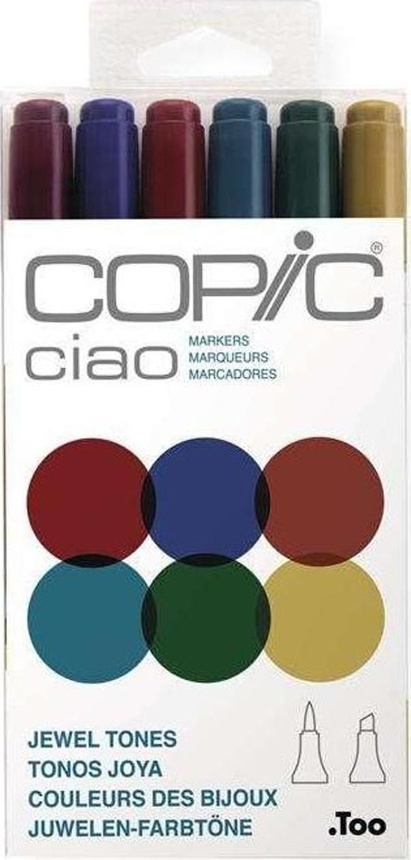 Copic Ciao Jewel Tones Set 6’lı - Image 1