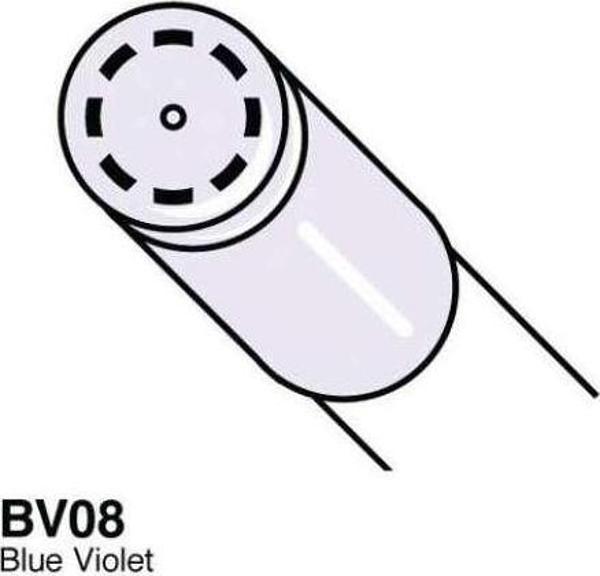Copic Ciao Marker Kalem BV08 Blue Violet - Image 1