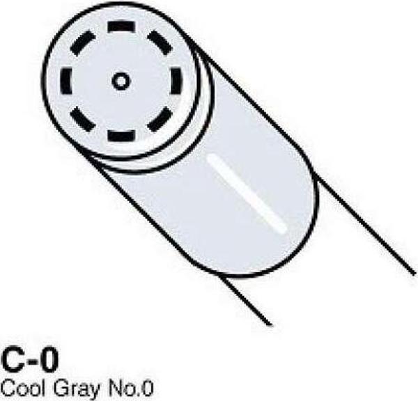 Copic Ciao Marker Kalem C0 Cool Gray - Image 1