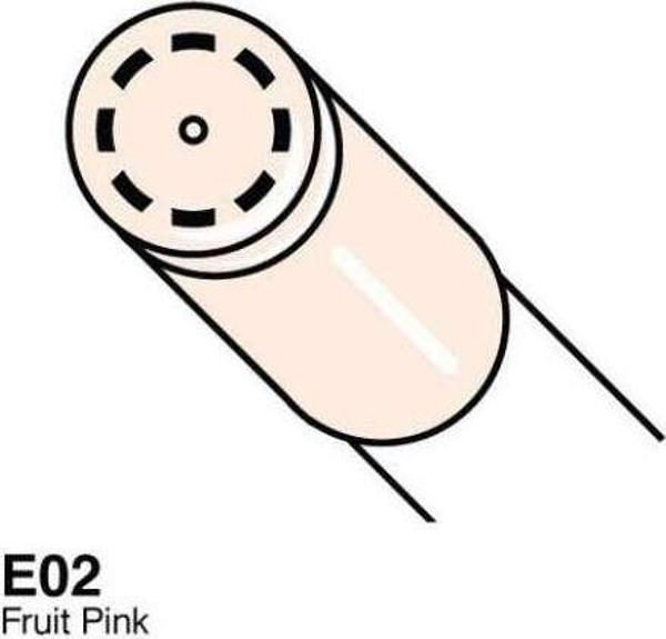 Copic Ciao Marker Kalem E02 Fruit Pink - Image 1