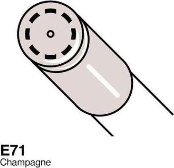 Copic Ciao Marker Kalem E71 Champagne - Image 1