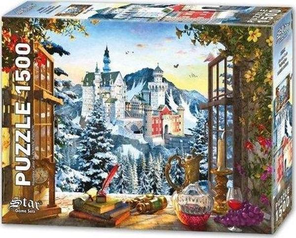 Star Game Dağdaki Şato 1500 Parça Puzzle 1100417 - Image 1
