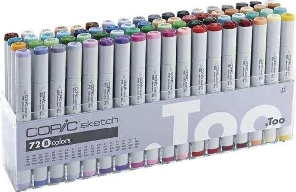 Copic Classic Set B 72’li - Image 1