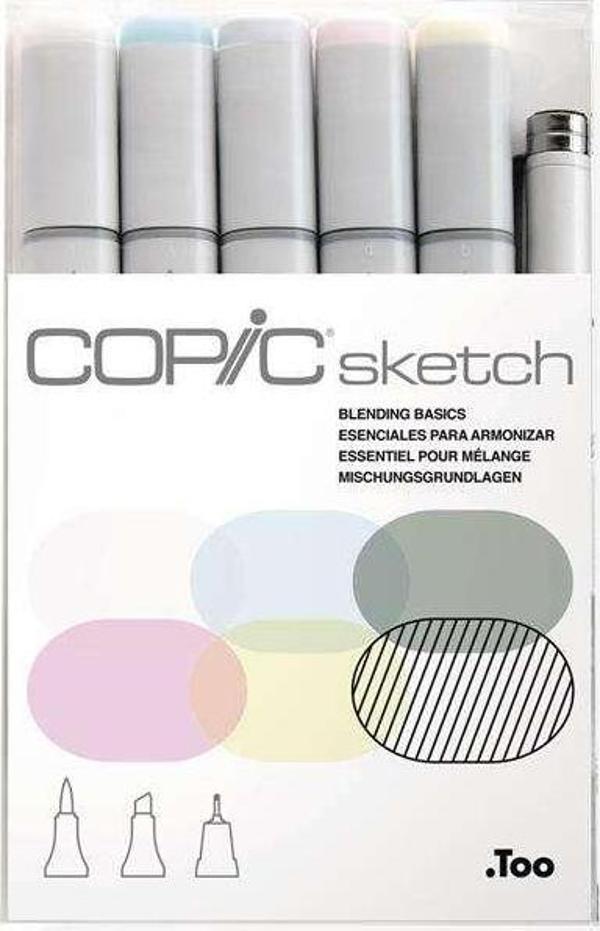 Copic Sketch Blending Basics Set 6’lı - Image 1
