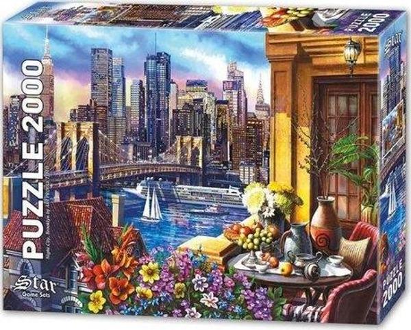 Star Game Uyumayan Şehir Brooklyn 2000 Parça Puzzle 1100813 - Image 1