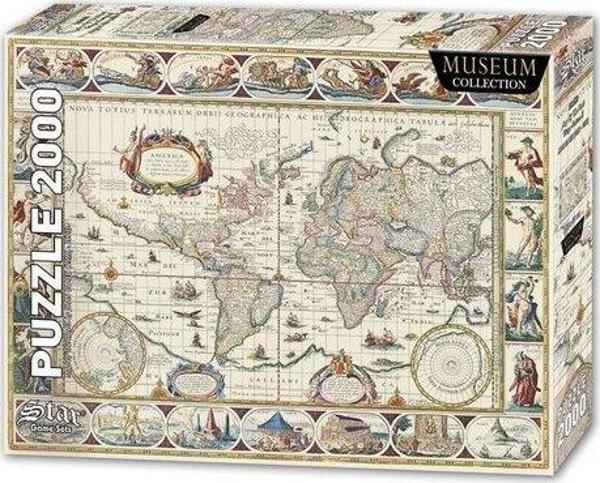 Star Game Dünya Haritası II 2000 Parça Puzzle 1101063 - Image 1