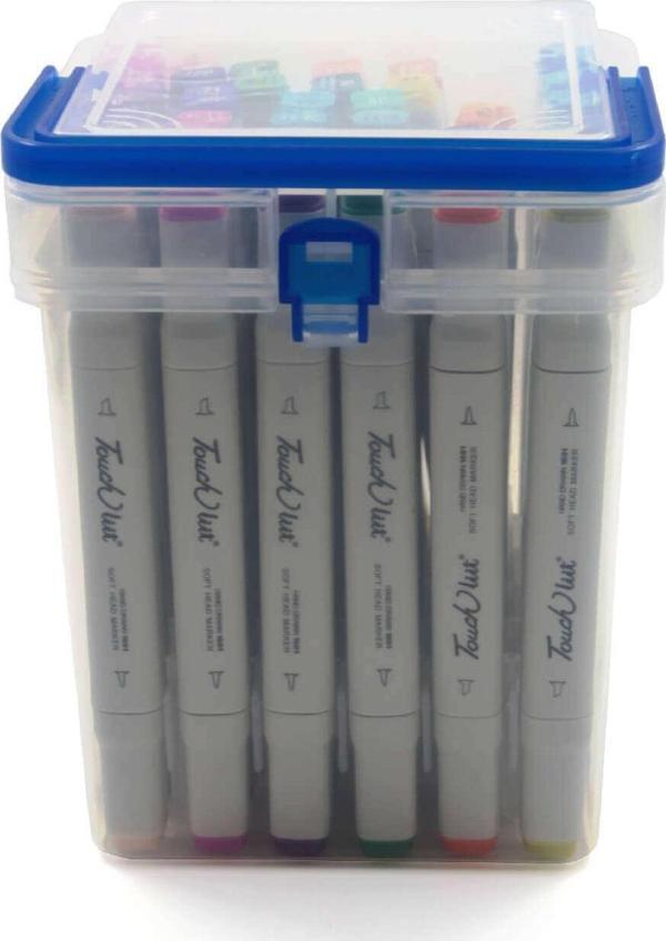 Touchliit Çift Taraflı Grafik Marker Kalem Seti 36lı - Image 1