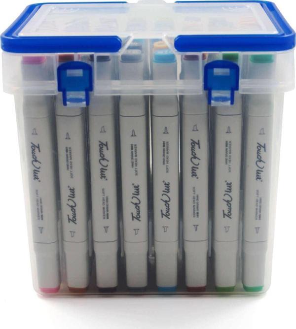 Touchliit Çift Taraflı Grafik Marker Kalem Seti 48li - Image 1