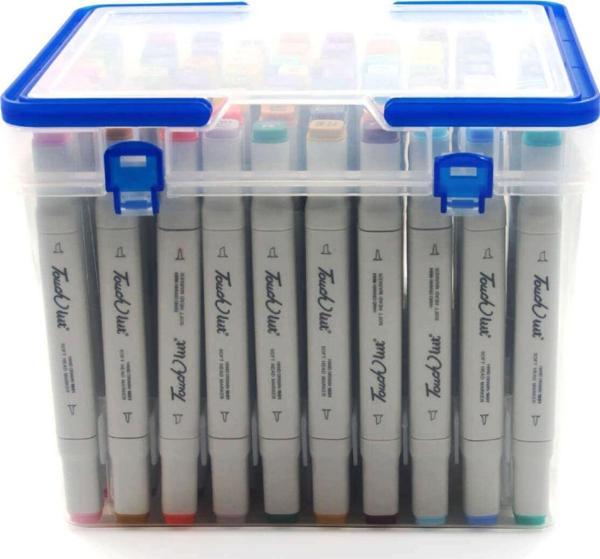 Touchliit Çift Taraflı Grafik Marker Kalem Seti 60lı - Image 1