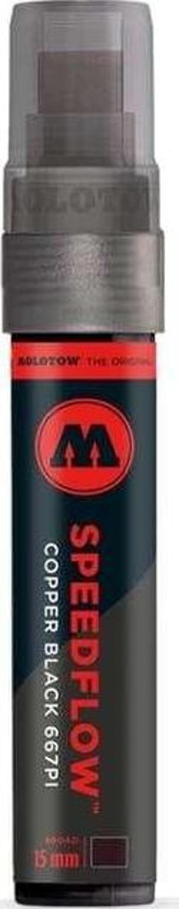 Molotow 667PI Speedflow Marker 15 mm Siyah - Image 1