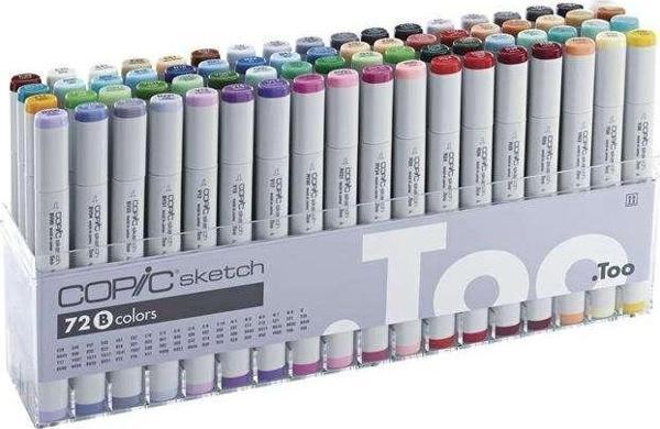 Copic Sketch Set B 72’li - Image 1