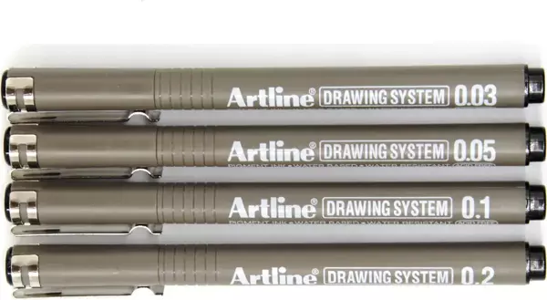 Artline Teknik Çizim Kalemi 4lü Detay Seti - Image 1