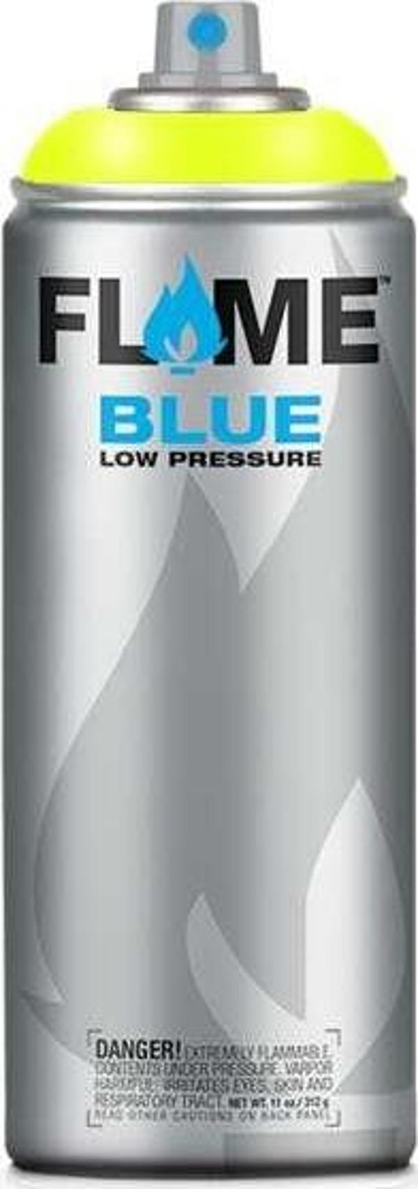 Flame Blue Sprey Boya 400 ml Fluorescent Yellow 1000 - Image 1