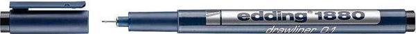 Edding 1880 Drawliner Teknik Çizim Kalemi Siyah 0,1 mm - Image 1