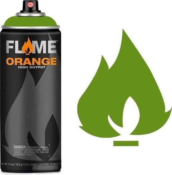 Flame Orange Sprey Boya 400 ml Kiwi Dark 644 - Image 1