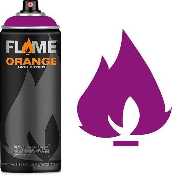 Flame Orange Sprey Boya 400 ml Traffic Purple 404 - Image 1