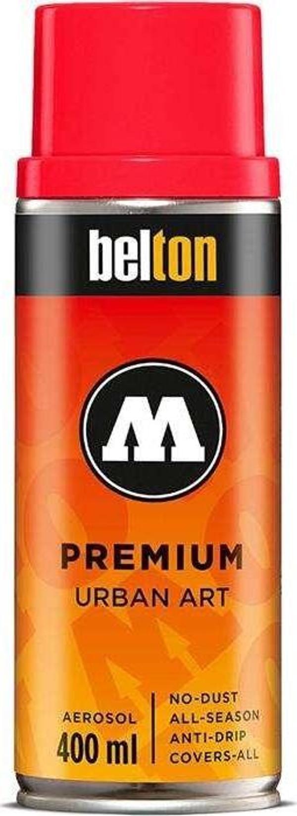 Molotow Belton Premium Sprey Boya 400 ml Signal Red 33 - Image 1
