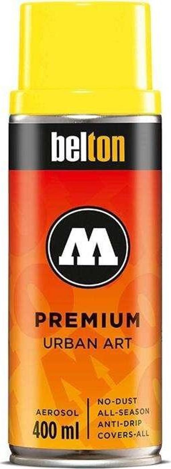 Molotow Belton Premium Sprey Boya 400 ml Signal Yellow 4 - Image 1