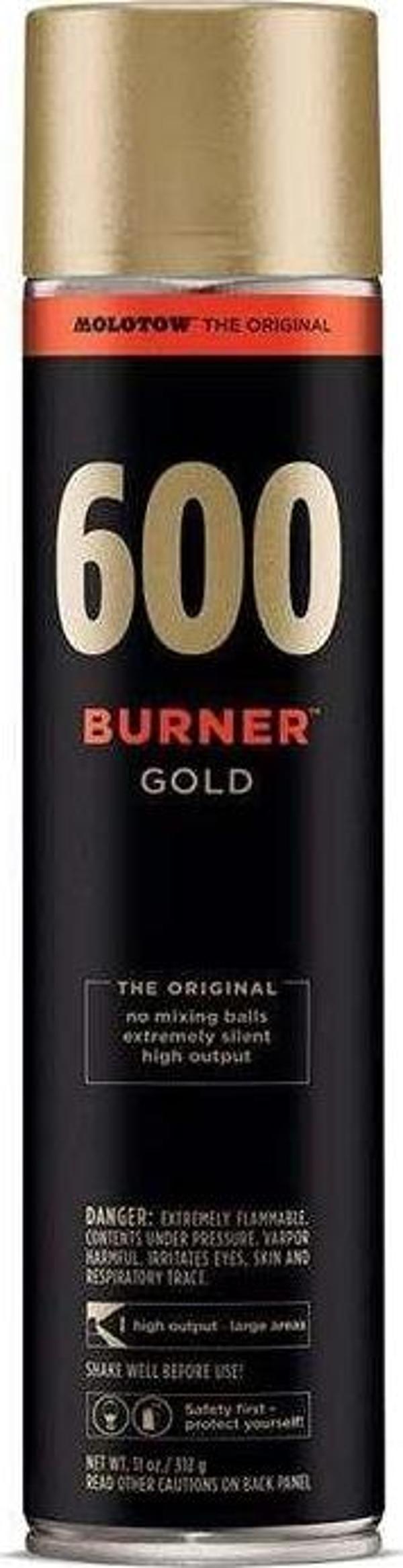 Molotow Burner Sprey Boya 600 ml Gold 940499 - Image 1