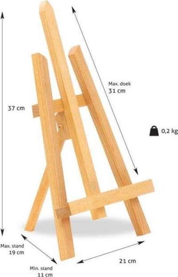 Museo Andorra Masaüstü Kayın Şövale - Image 1