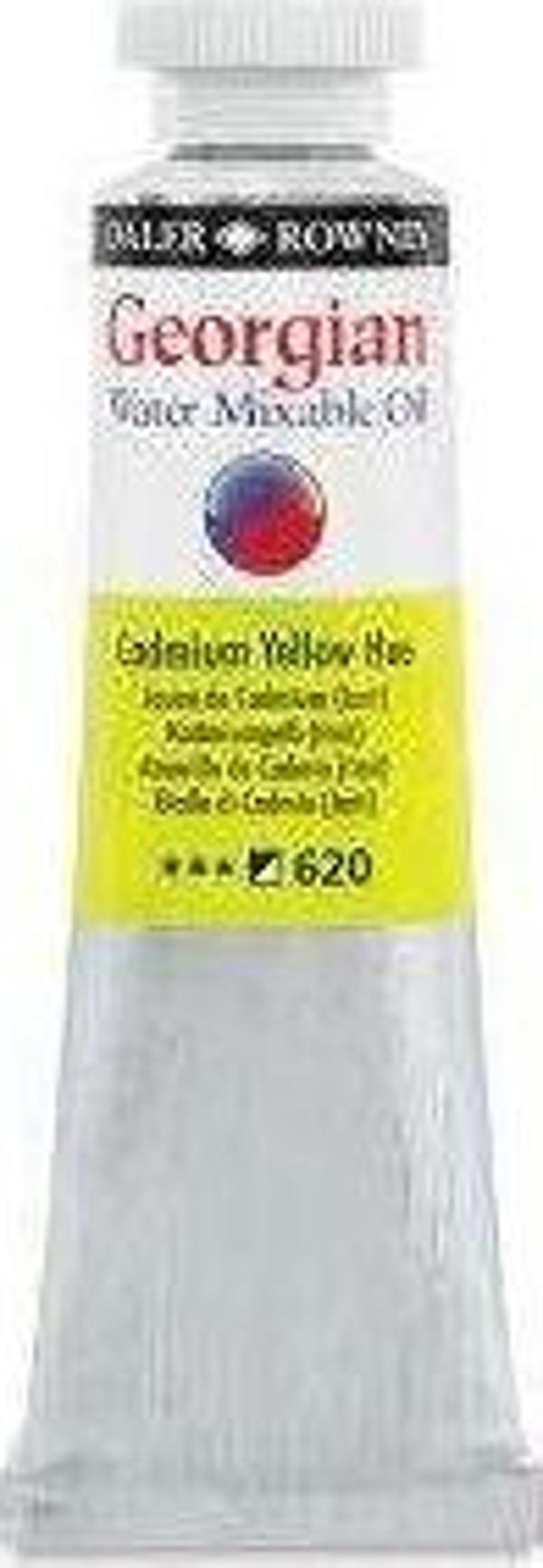 Daler Rowney Georgian Su Bazlı Yağlı Boya 37 ml Cadmium Yellow Hue 620 - Image 1