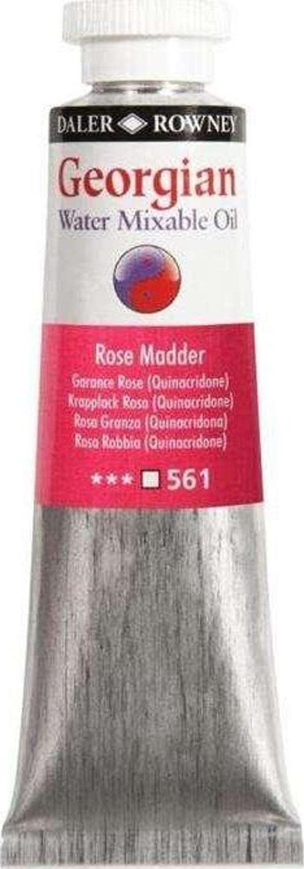 Daler Rowney Georgian Su Bazlı Yağlı Boya 38 ml Rose Madder 561 - Image 1