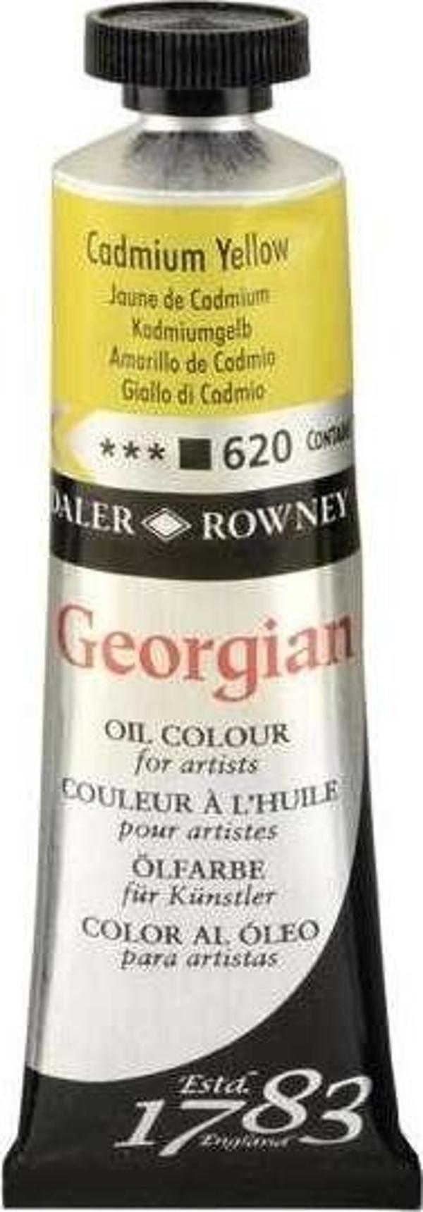 Daler Rowney Georgian Yağlı Boya 38 ml Cadmium Yellow 620 - Image 1