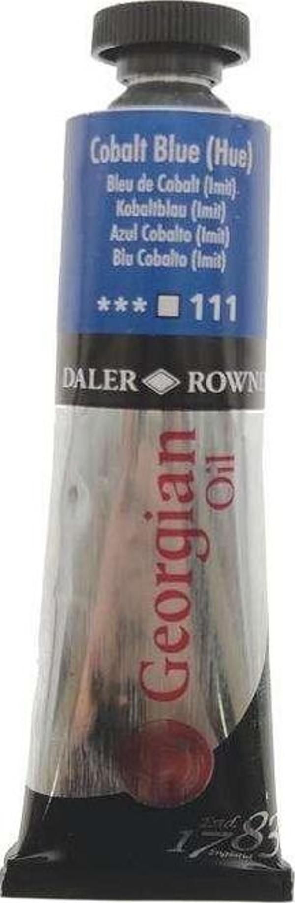 Daler Rowney Georgian Yağlı Boya 38 ml Cobalt Blue Hue 111 - Image 1