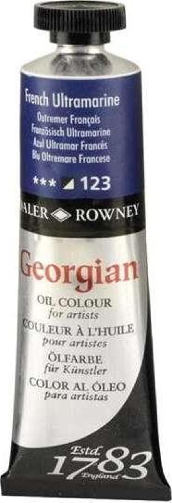 Daler Rowney Georgian Yağlı Boya 38 ml French Ultramarine 123 - Image 1