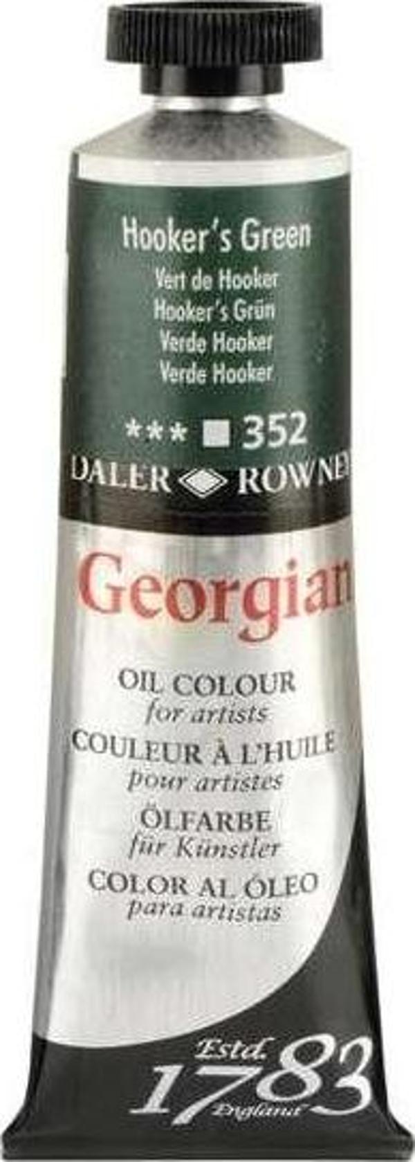 Daler Rowney Georgian Yağlı Boya 38 ml Hooker’s Green 352 - Image 1