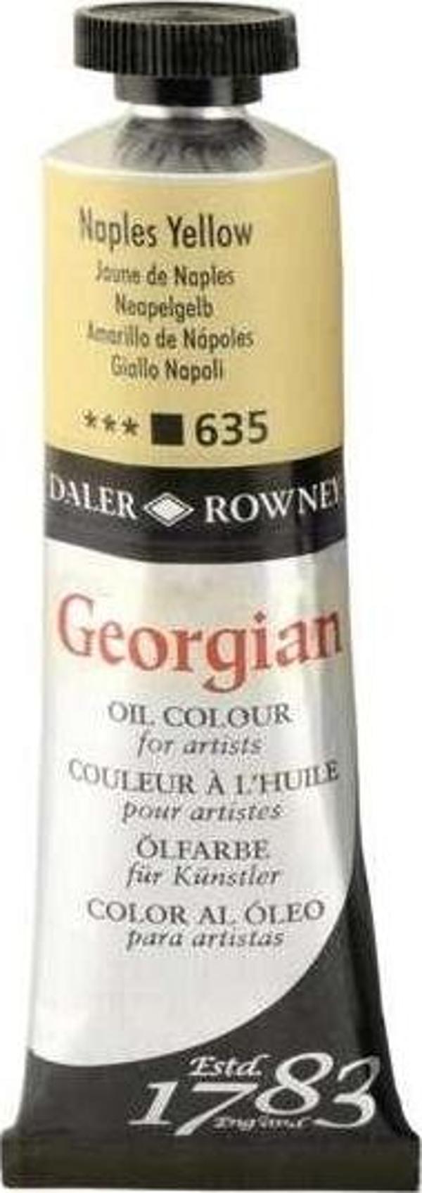 Daler Rowney Georgian Yağlı Boya 38 ml Naples Yellow 635 - Image 1