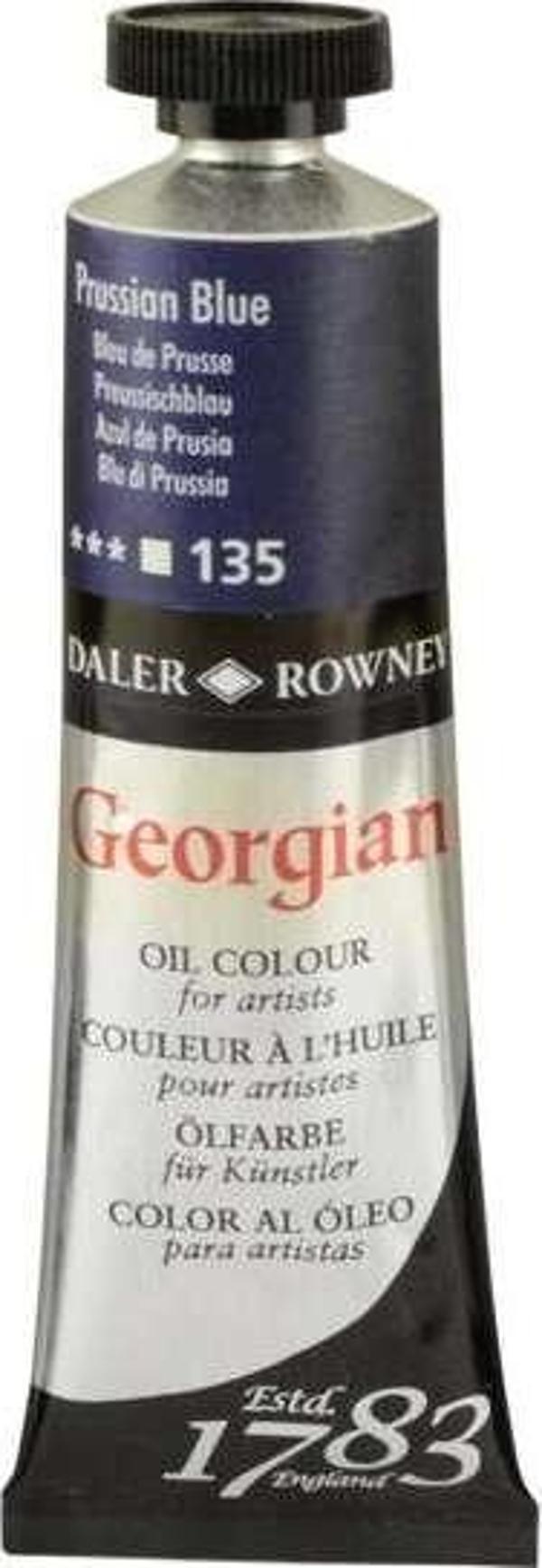 Daler Rowney Georgian Yağlı Boya 38 ml Prussian Blue 135 - Image 1