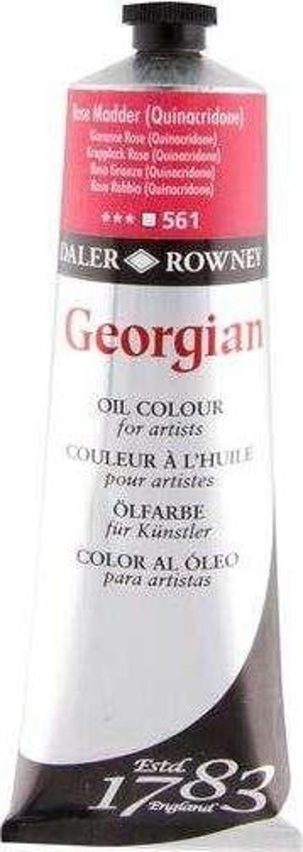 Daler Rowney Georgian Yağlı Boya 38 ml Rose Madder (Quinacridone) 561 - Image 1