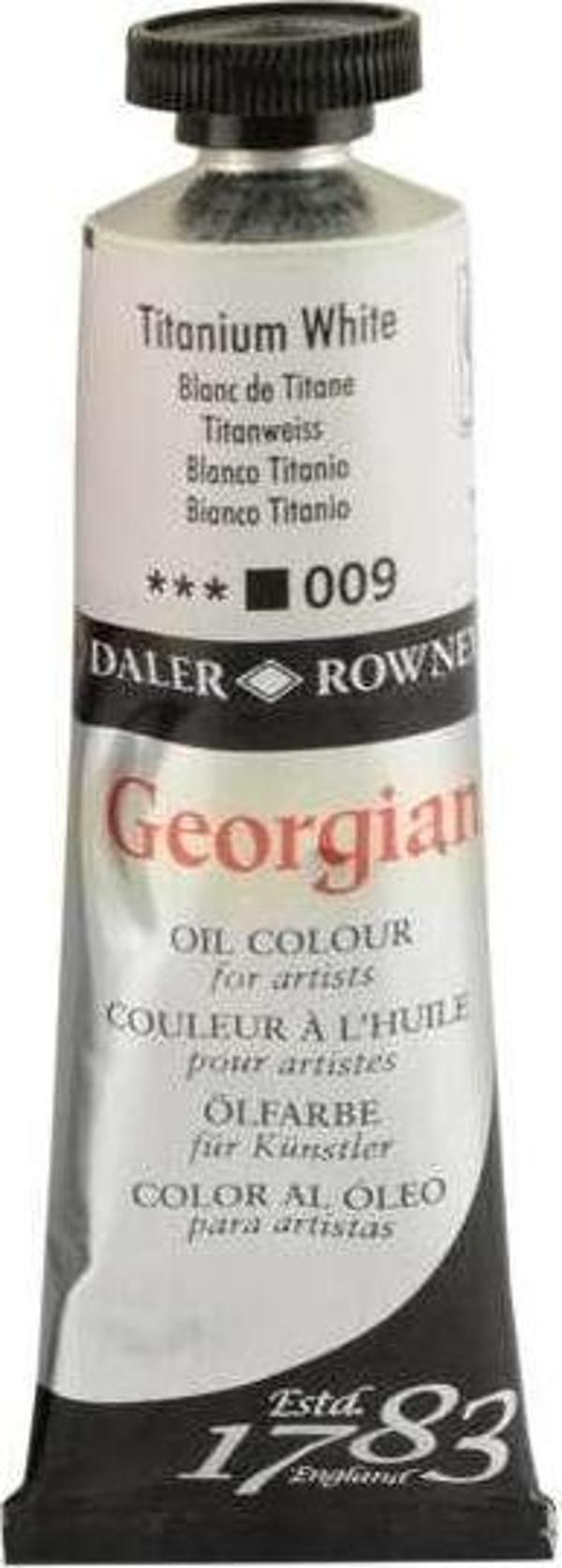 Daler Rowney Georgian Yağlı Boya 38 ml Titanium White 9 - Image 1
