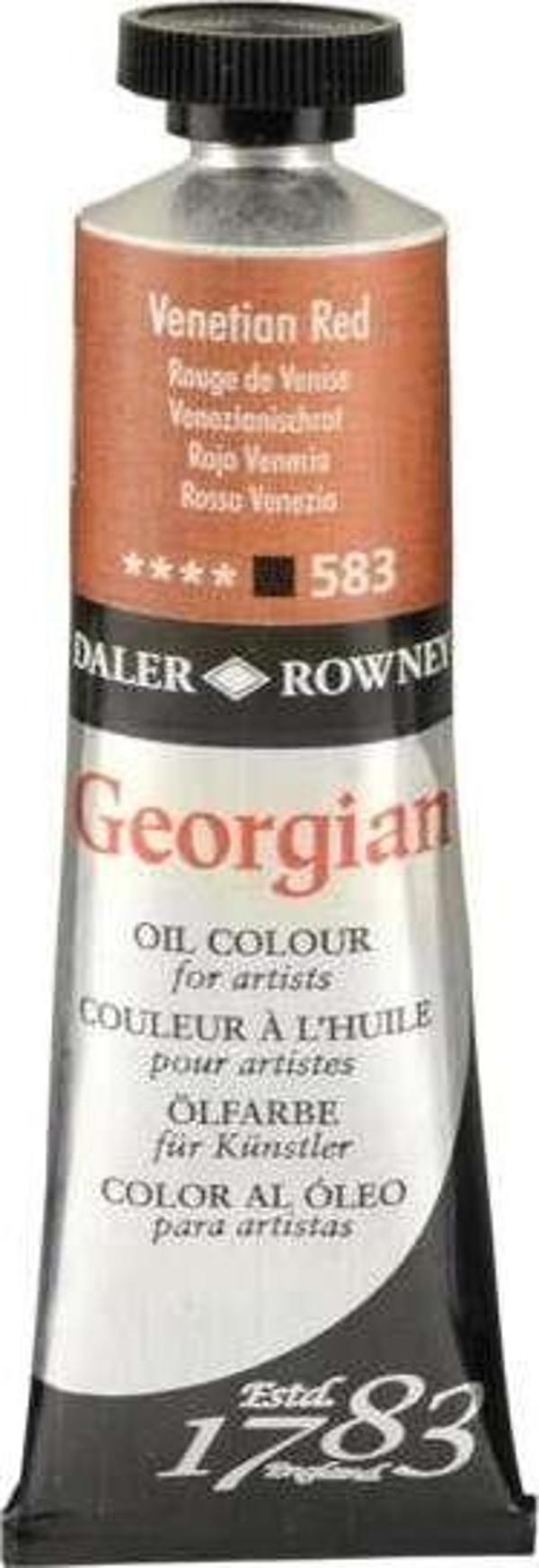 Daler Rowney Georgian Yağlı Boya 38 ml Venetian Red 583 - Image 1
