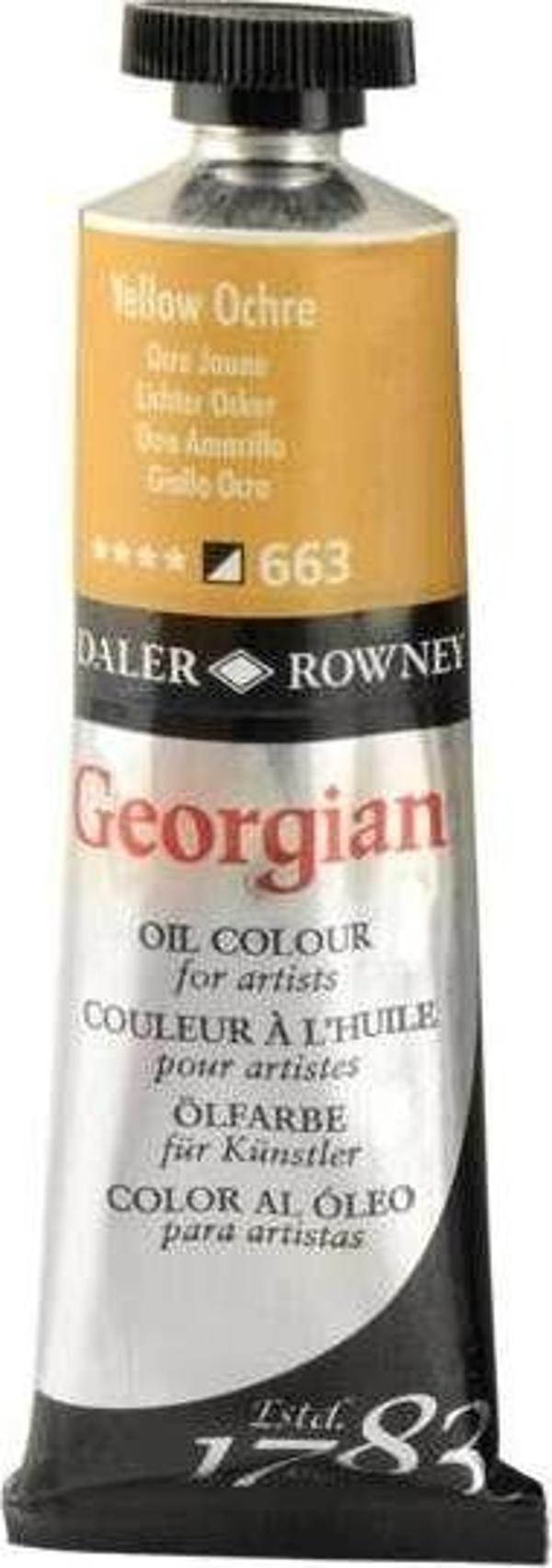 Daler Rowney Georgian Yağlı Boya 38 ml Yellow Ochre 663 - Image 1