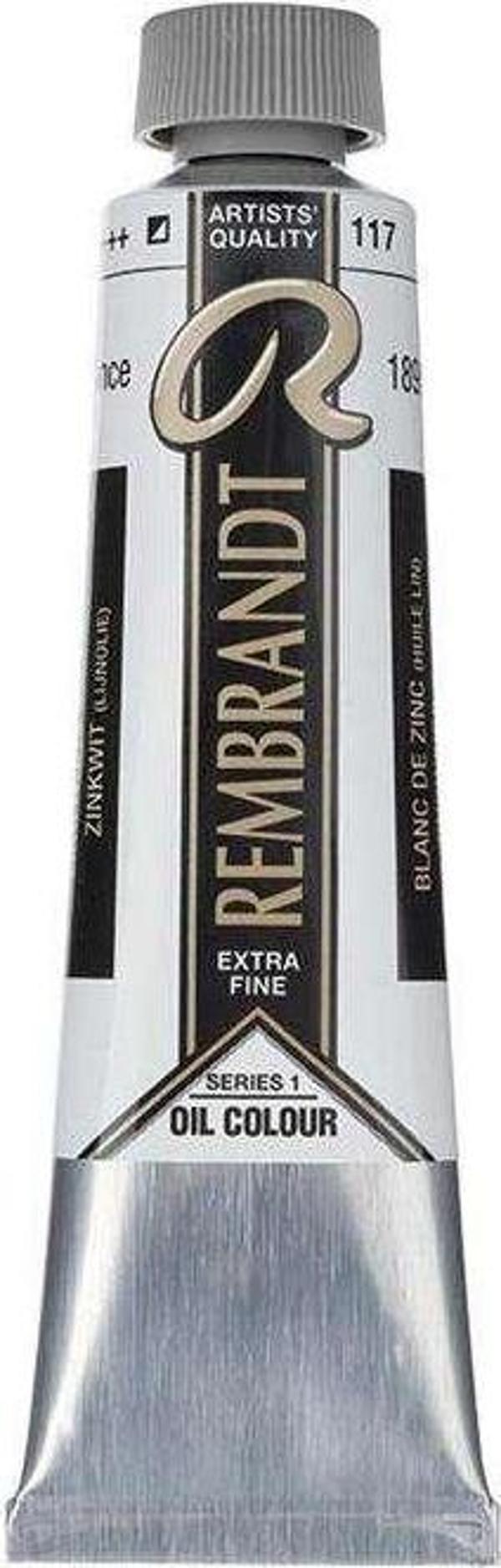 Rembrandt Yağlı Boya 40 ml S1 N117 Zinc White - Image 1