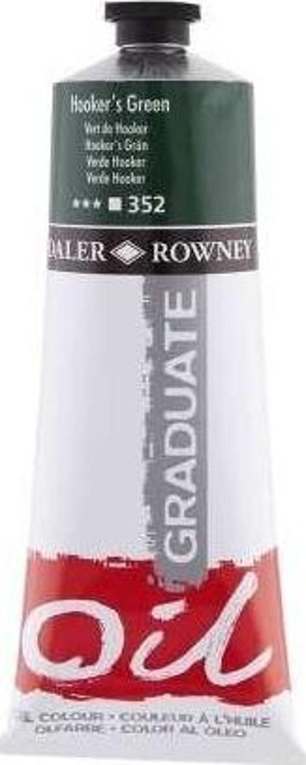 Daler Rowney Graduate Yağlı Boya 200 ml Hooker’s Green 352 - Image 1