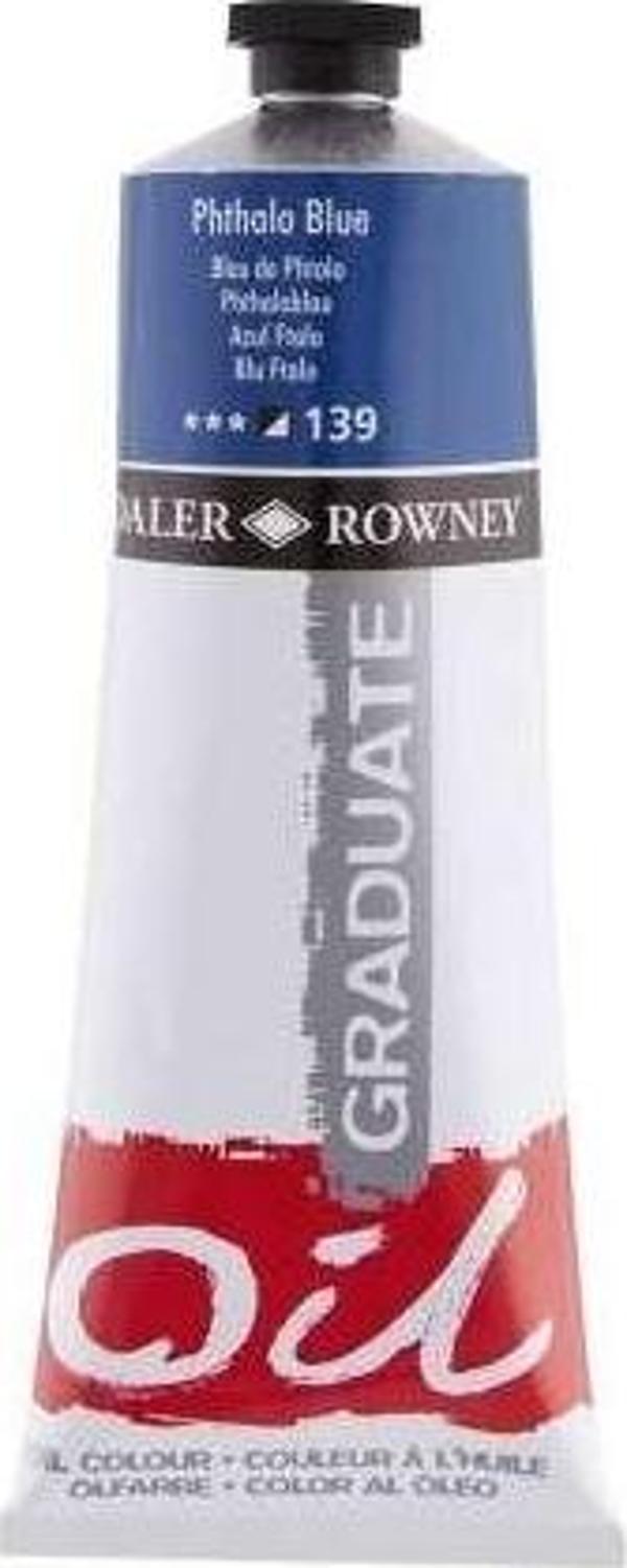 Daler Rowney Graduate Yağlı Boya 200 ml Phthalo Blue 139 - Image 1