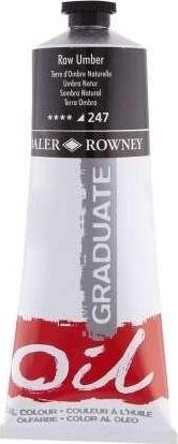 Daler Rowney Graduate Yağlı Boya 200 ml Raw Umber 247 - Image 1