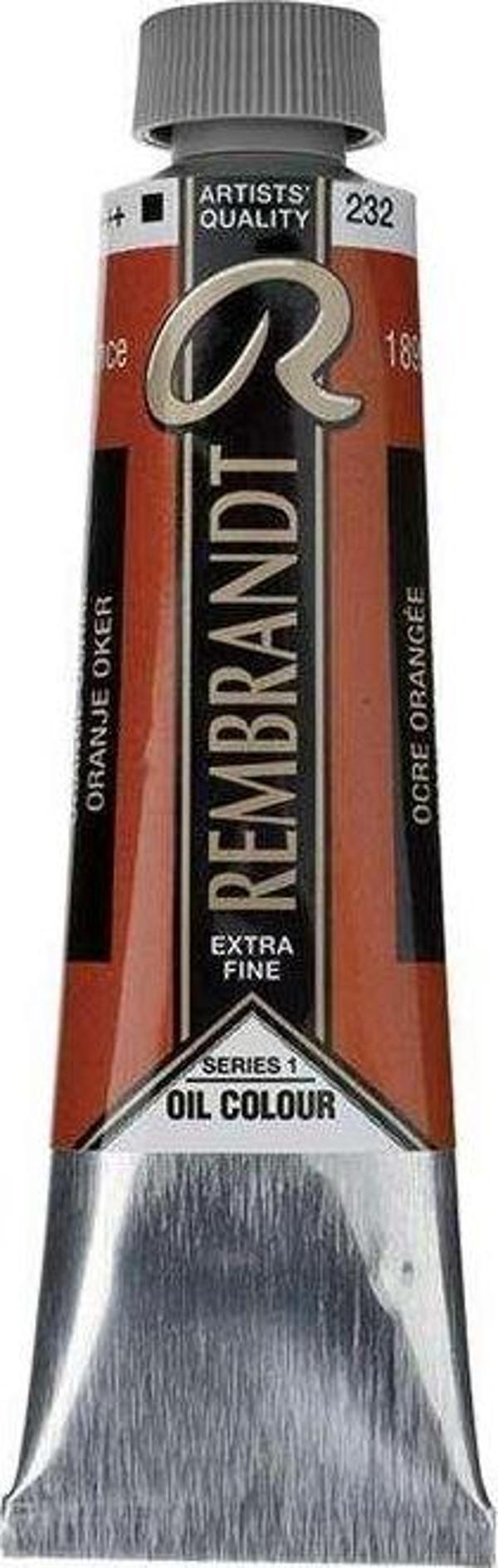 Rembrandt Yağlı Boya 40 ml Seri 1 Orange Ochre 232 - Image 1