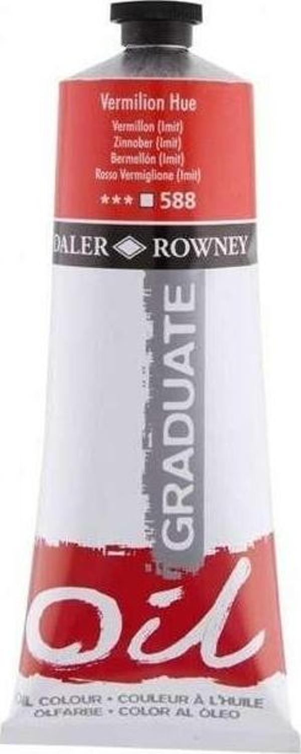 Daler Rowney Graduate Yağlı Boya 200 ml Vermilion Hue 588 - Image 1