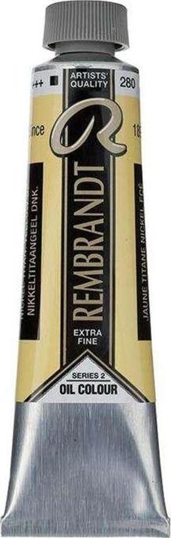 Rembrandt Yağlı Boya 40 ml Seri 2 Nickel Titanium Yellow Deep 280 - Image 1