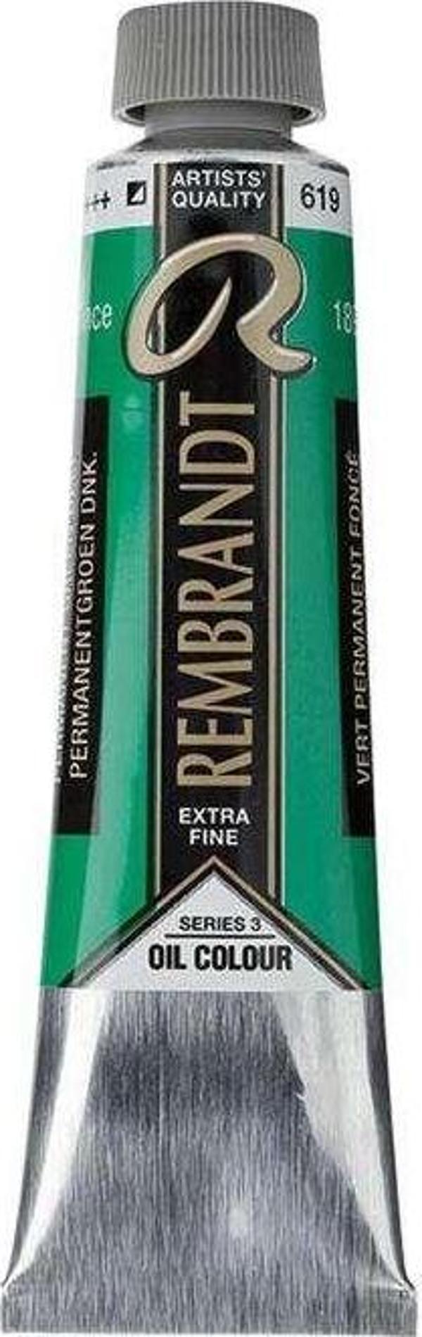 Rembrandt Yağlı Boya 40 ml Seri 3 Permanent Green Deep 619 - Image 1