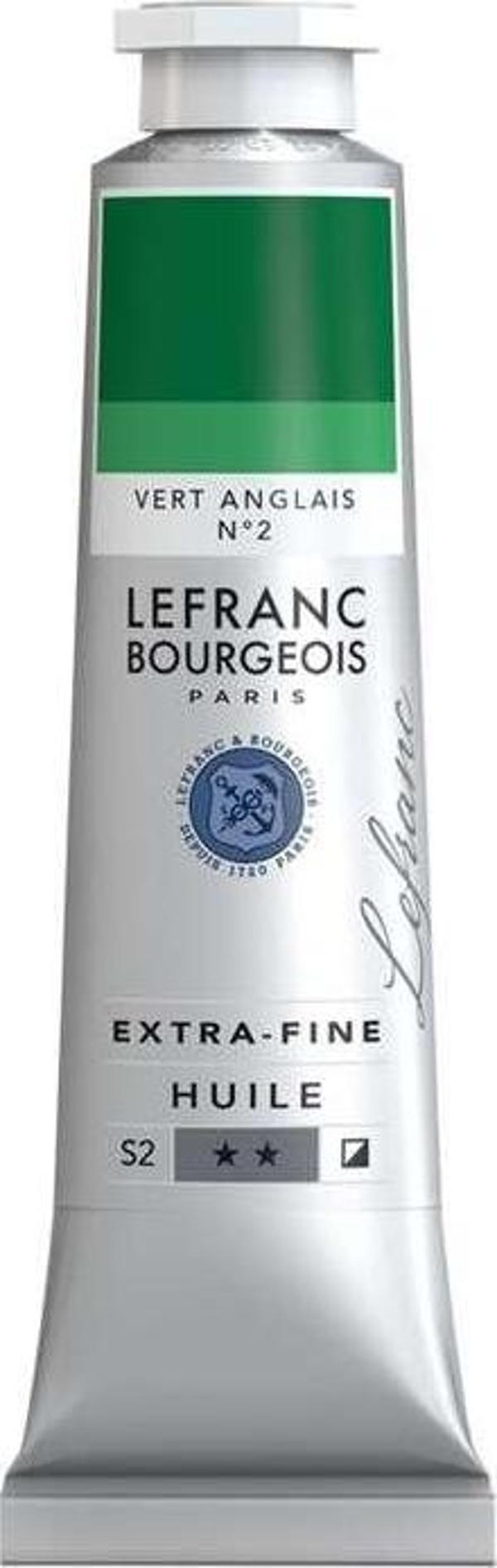 Lefranc & Bourgeois Artist Yağlı Boya 40 ml Seri 2 Chrome Green Medium Deep 506 - Image 1