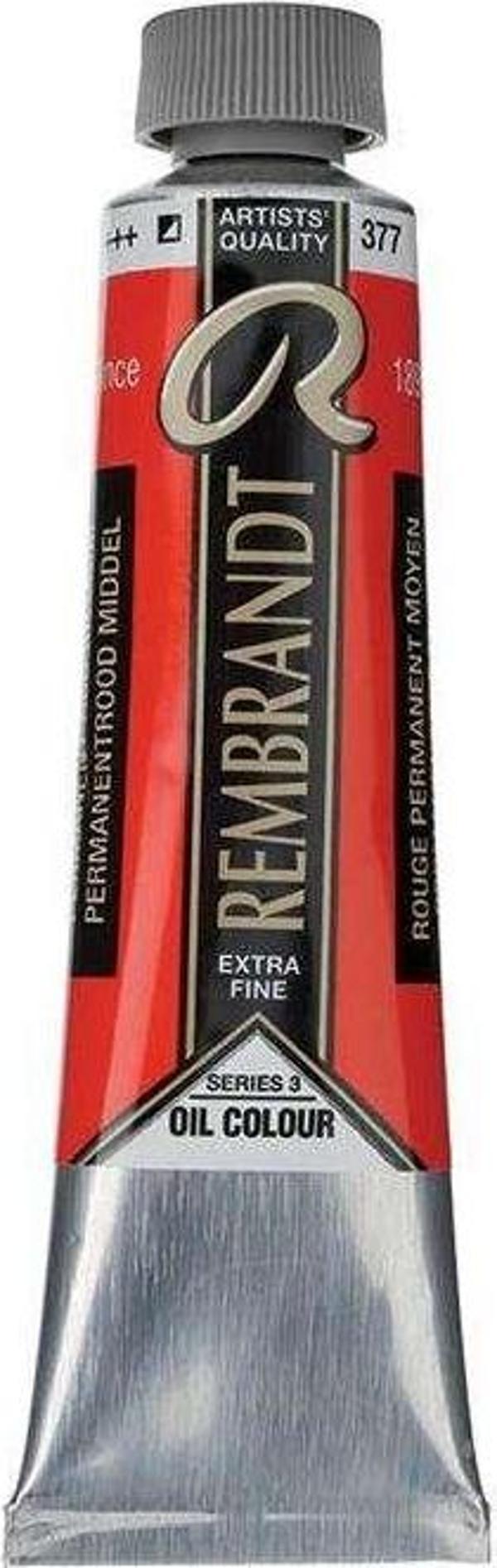 Rembrandt Yağlı Boya 40 ml Seri 3 Permanent Red Medium 377 - Image 1